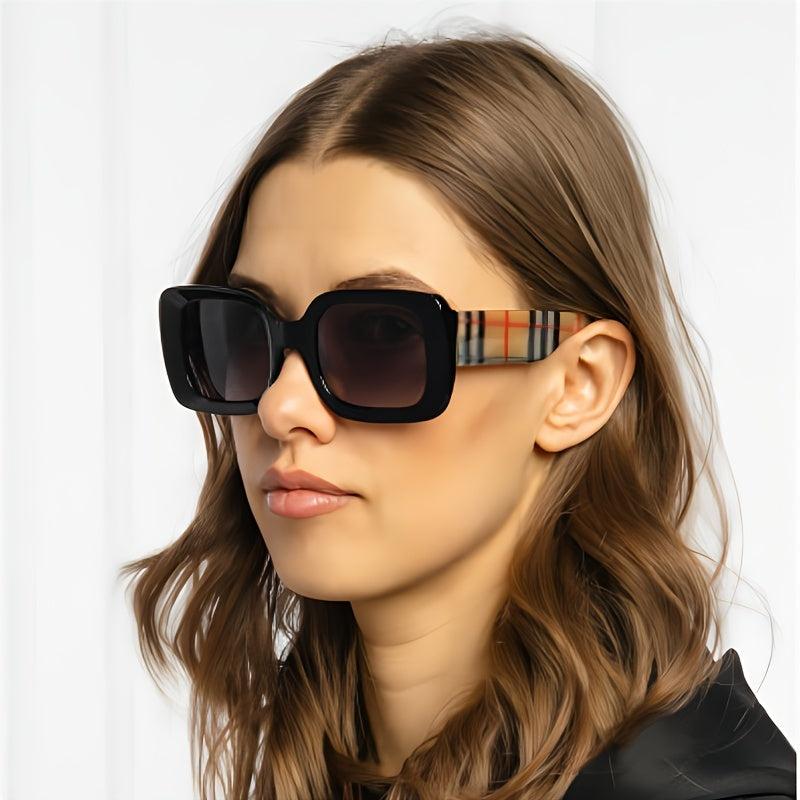 Vintage Square Polarized Sunglasses For Women 90s Rectangle Sun Glasses