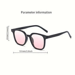 Square Sunglasses Anti Glare UV400 Driving Fishing Travel