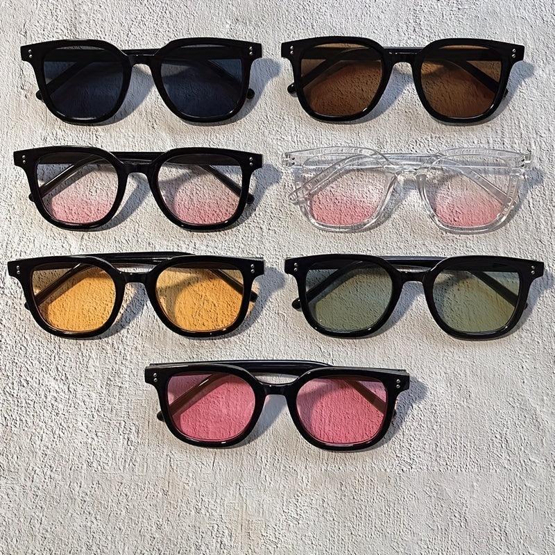 Square Sunglasses Anti Glare UV400 Driving Fishing Travel