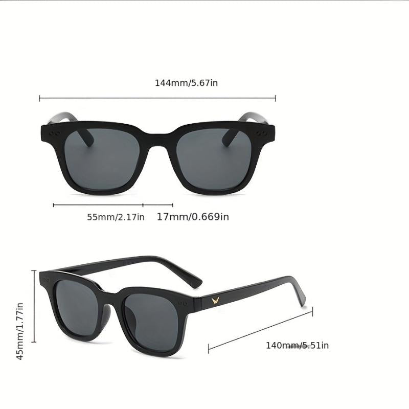Gradient Square Sunglasses UV400 Beach Party Club