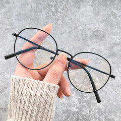 Vintage Round Light Blocking Glasses Spectacles Lens Computer Game Glasses