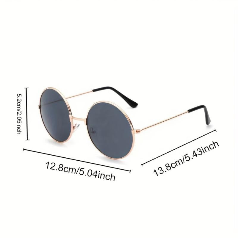 Retro Round Metal Sunglasses UV400 Sun Shades