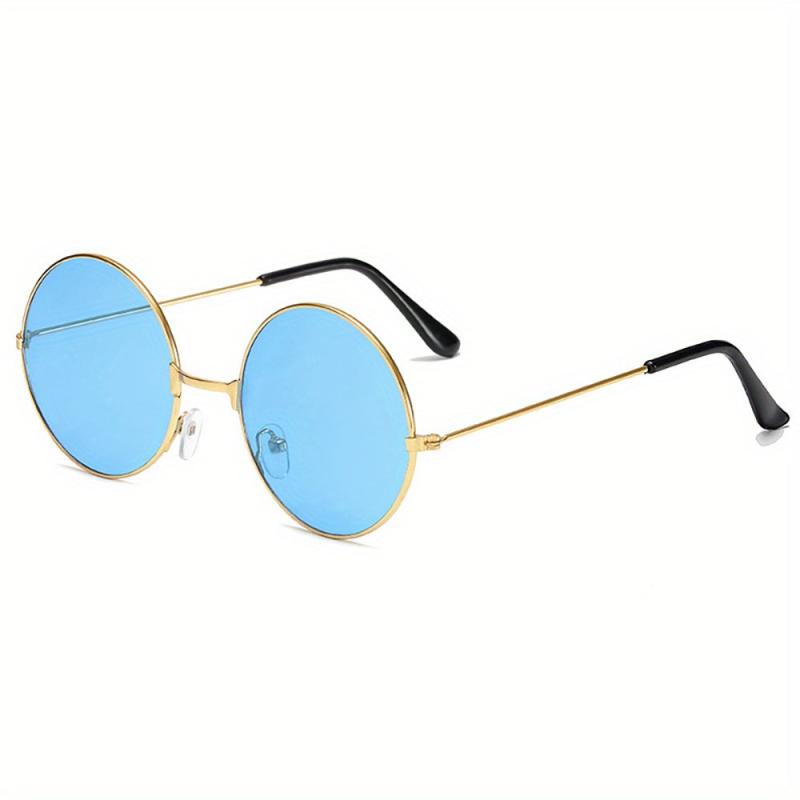 Retro Round Metal Sunglasses UV400 Sun Shades