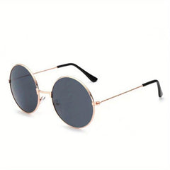 Retro Round Metal Sunglasses UV400 Sun Shades