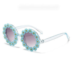 Daisy Round Sunglasses Vintage Beach Travel Eyeglasses