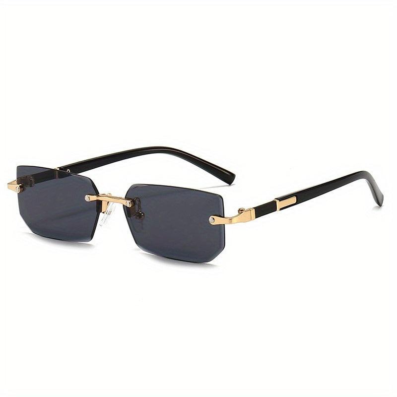 Rimless Sun Glasses Cut Edge UV Protection Sunglasses