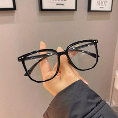 Square Frame Gaming Eyeglasses Clear Lens TV Gaming Glasses