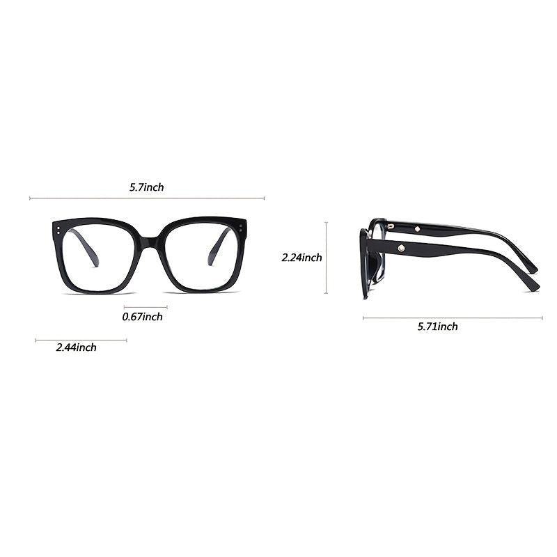 Light Blocking Glasses Women Computer Goggles Transparent Optical Eyeglass
