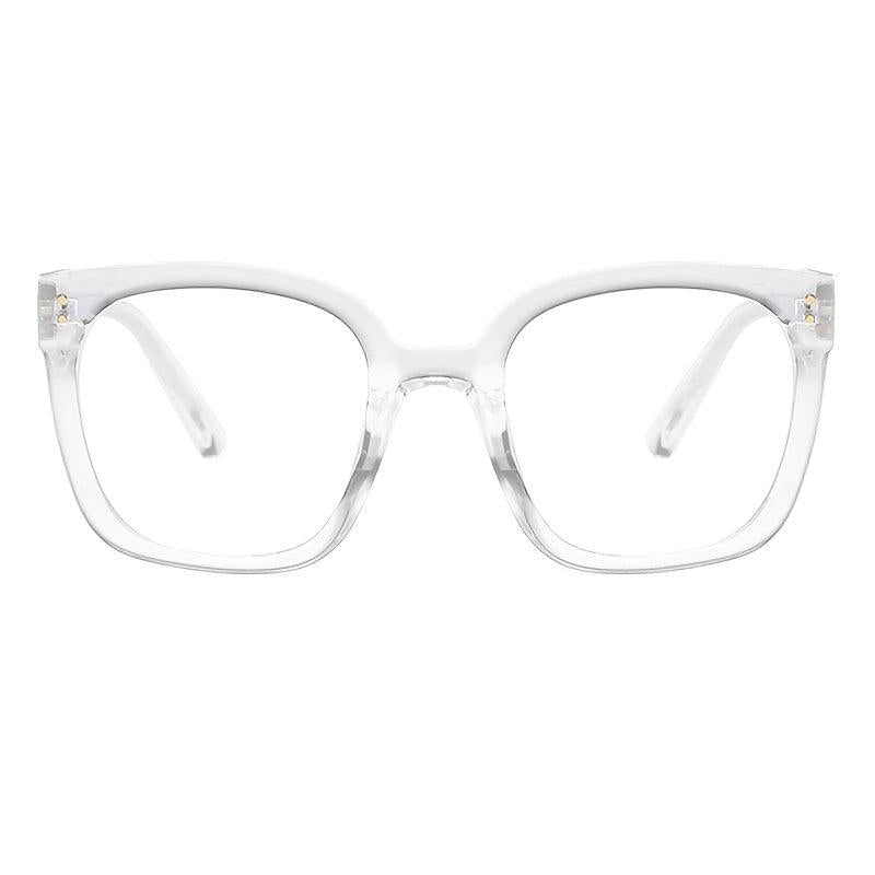 Light Blocking Glasses Women Computer Goggles Transparent Optical Eyeglass
