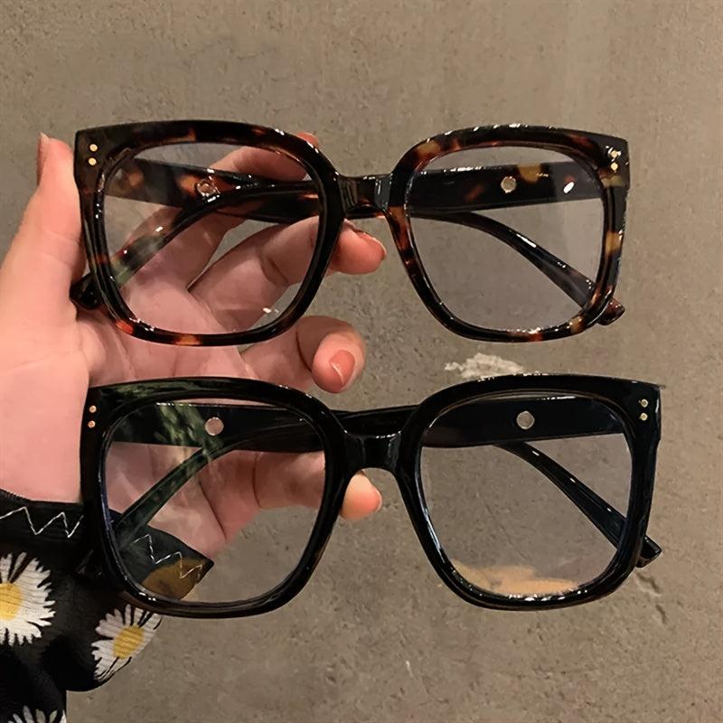 Light Blocking Glasses Women Computer Goggles Transparent Optical Eyeglass