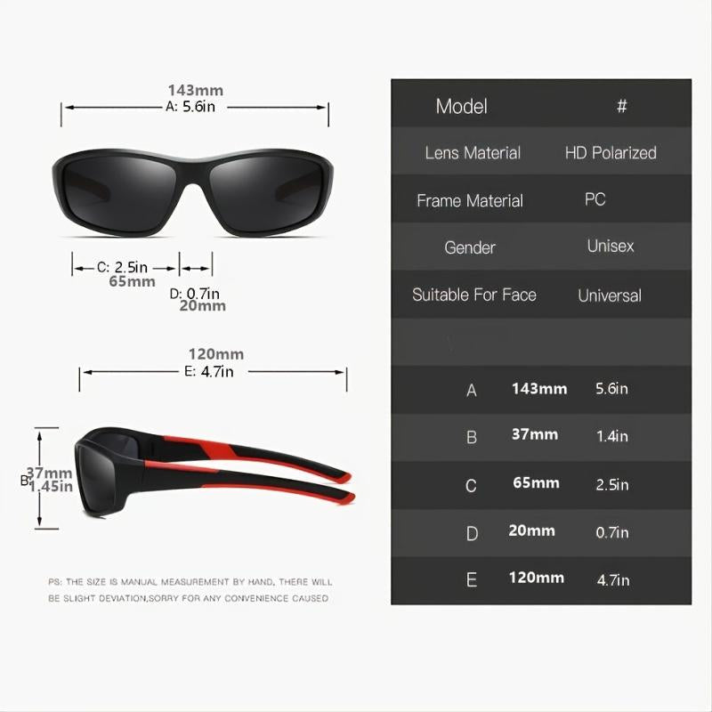 Men's Polarized Sports Glasses XY431 for Cycling Driving Running Fishing Golf