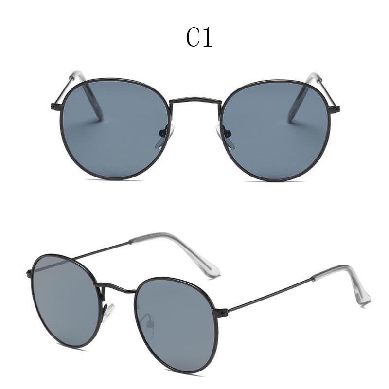 Steampunk Round Sunglasses Metal Sun Glasses UV400 Protection Vintage Eyewear