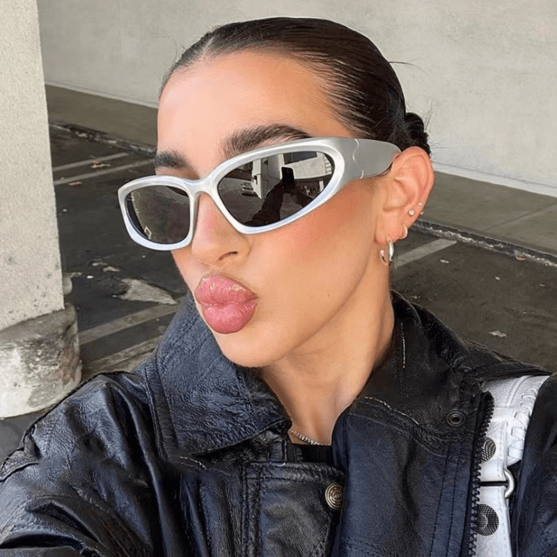 Y2K Wrap Around Gradient Lens Sunglasses UV400