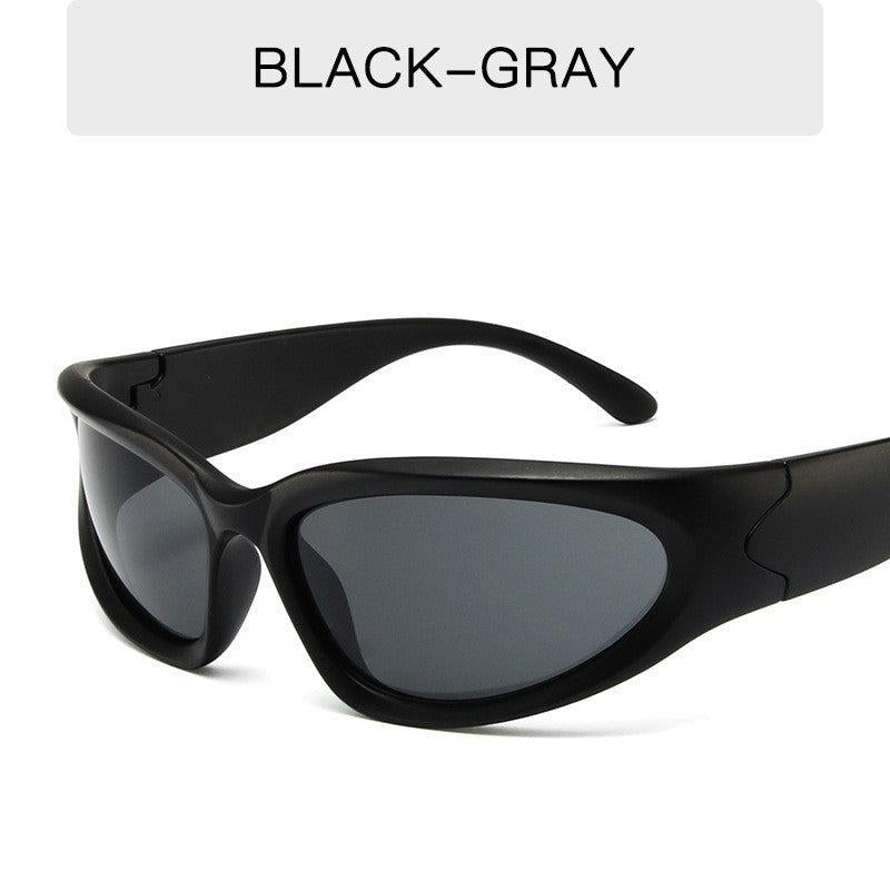 Y2K Wrap Around Gradient Lens Sunglasses UV400