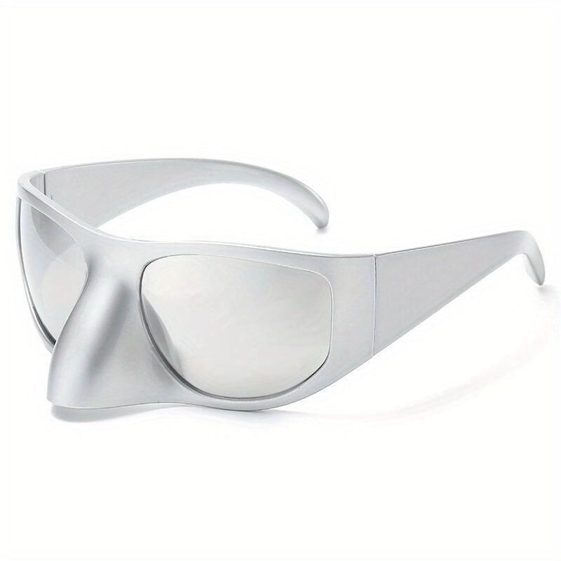 Y2K Punk Shield Sunglasses for Men Women