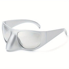 Y2K Punk Shield Sunglasses for Men Women