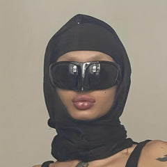 Y2K Punk Shield Sunglasses for Men Women