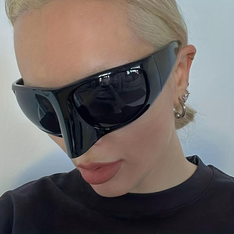 Y2K Punk Shield Sunglasses for Men Women