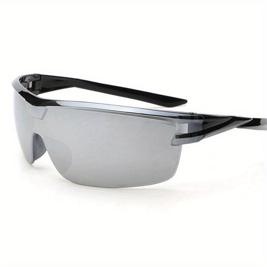 Y2K Wrap Sunglasses Semi Rimless Gradient Lens UV400