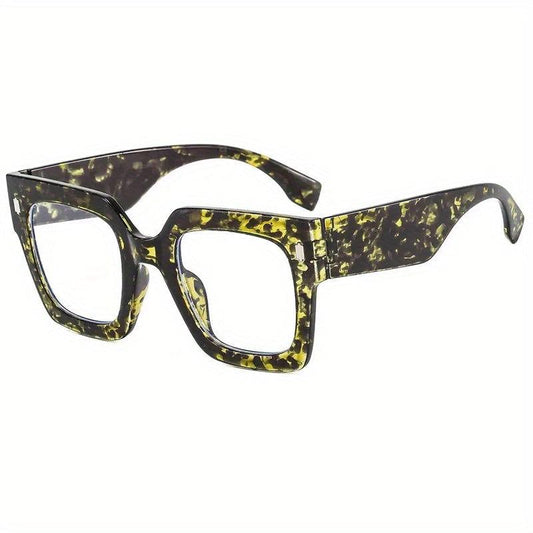 Clear Lens Glasses Anti-Blue Light Oversized Frame Unisex