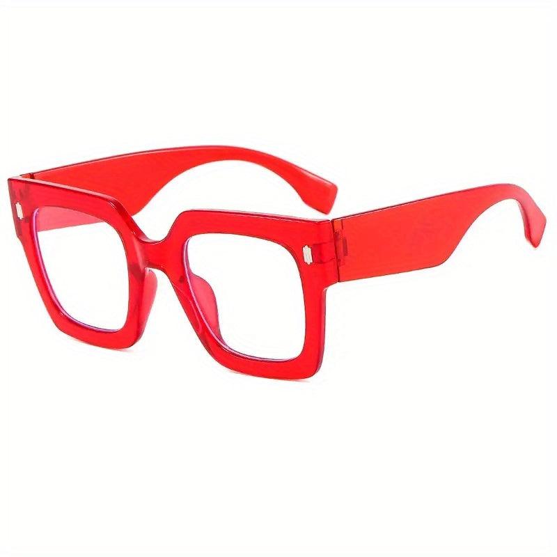 Clear Lens Glasses Anti-Blue Light Oversized Frame Unisex