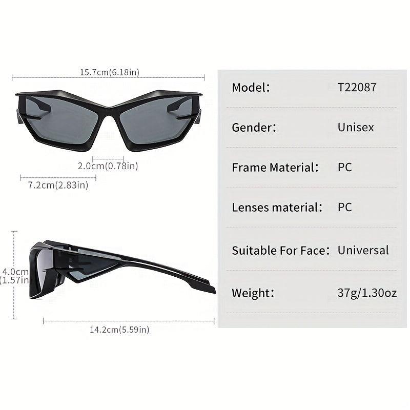 Men's Y2K Style Decorative Sunglasses 100 UV Protection