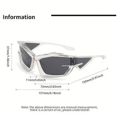 Y2K Polarized Sunglasses for Outdoor Leisure