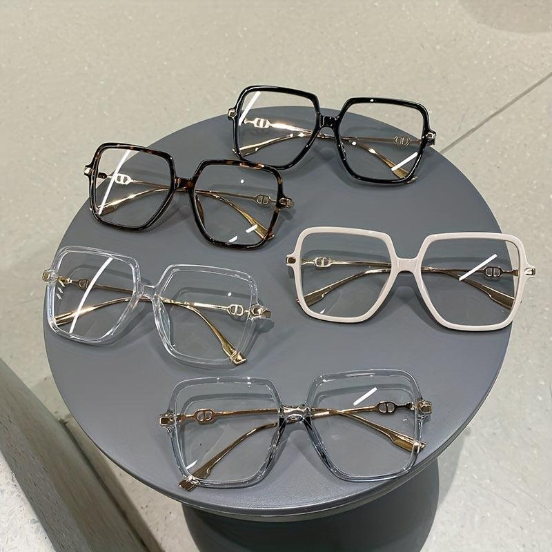 TR90 Light Blocking Glasses Large Frame Men Women Computer Glasses