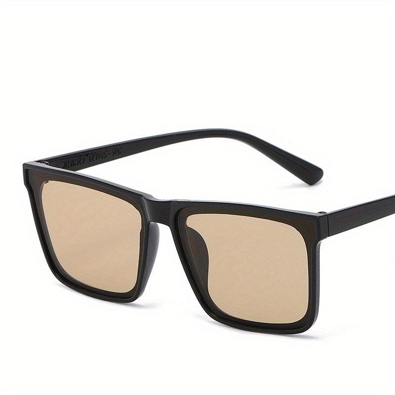 Vintage Square Large Frame Sunglasses for Men and Women