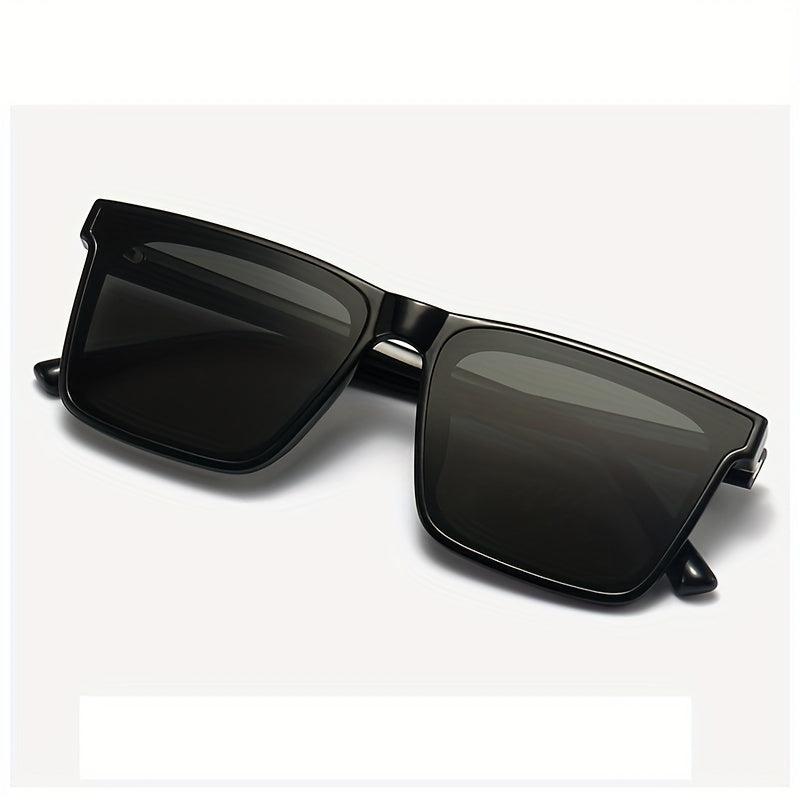 Vintage Square Large Frame Sunglasses for Men and Women