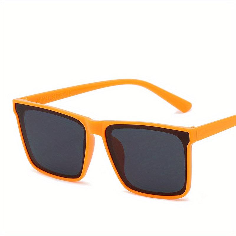 Vintage Square Large Frame Sunglasses for Men and Women