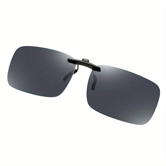 Men's Polarized Clip On Sunglasses Compact Fit UV Resistant