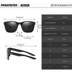 PARANOID Polarized Sunglasses Vintage Style Model P8011