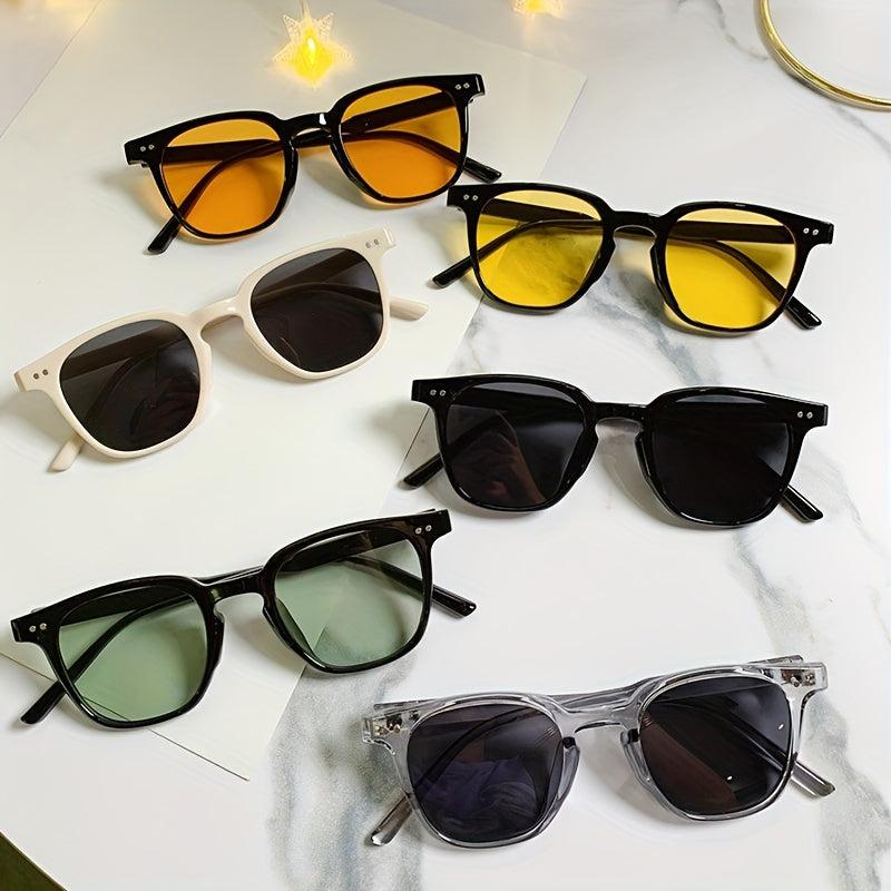 Square Sunglasses Anti Glare UV400 Sun Shades Glasses For Driving
