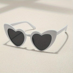 Y2K Heart Sunglasses For Women Men UV400 Sun Shades Glasses