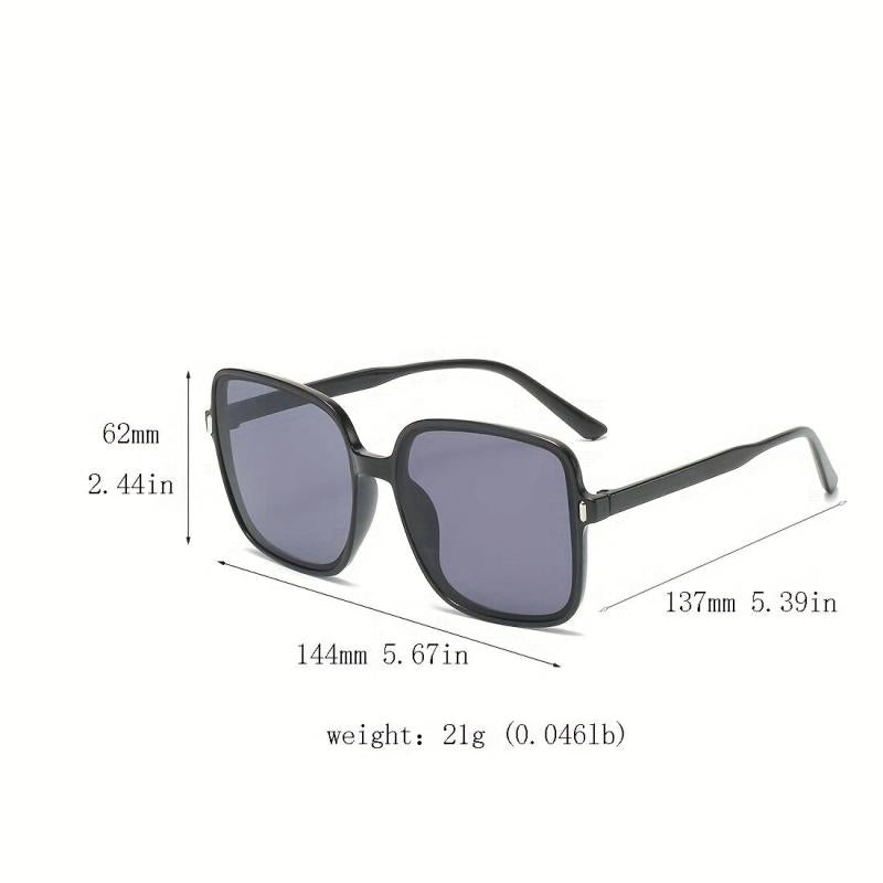 Square Frame Sunglasses Leopard Women Sunshade UV Protection