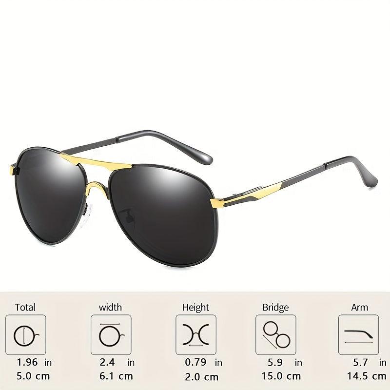 Polarized Aviator Sunglasses UV400 Outdoor Glasses with Case