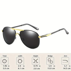 Polarized Aviator Sunglasses UV400 Outdoor Glasses with Case