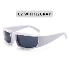 Y2K Classic Steampunk Wrap Sunglasses Women Sports Sun Glasses