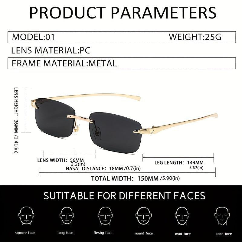 Retro Square Men's Sunglasses UV400 Classic Shades