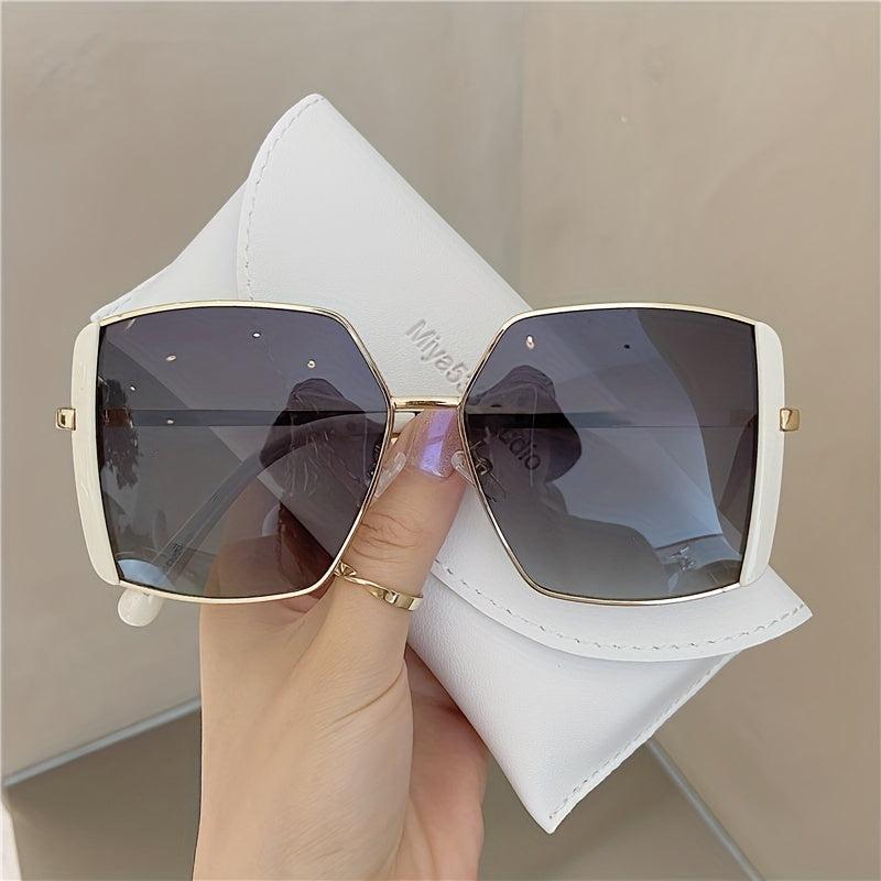 Oversized Square Frame Sunglasses Polarized UV400