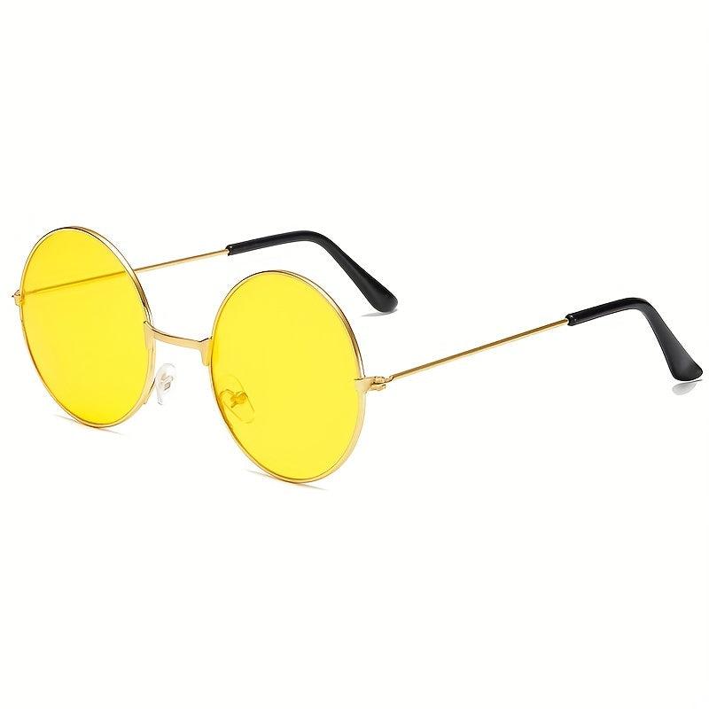 Retro Round Sunglasses UV Protection Eyewear