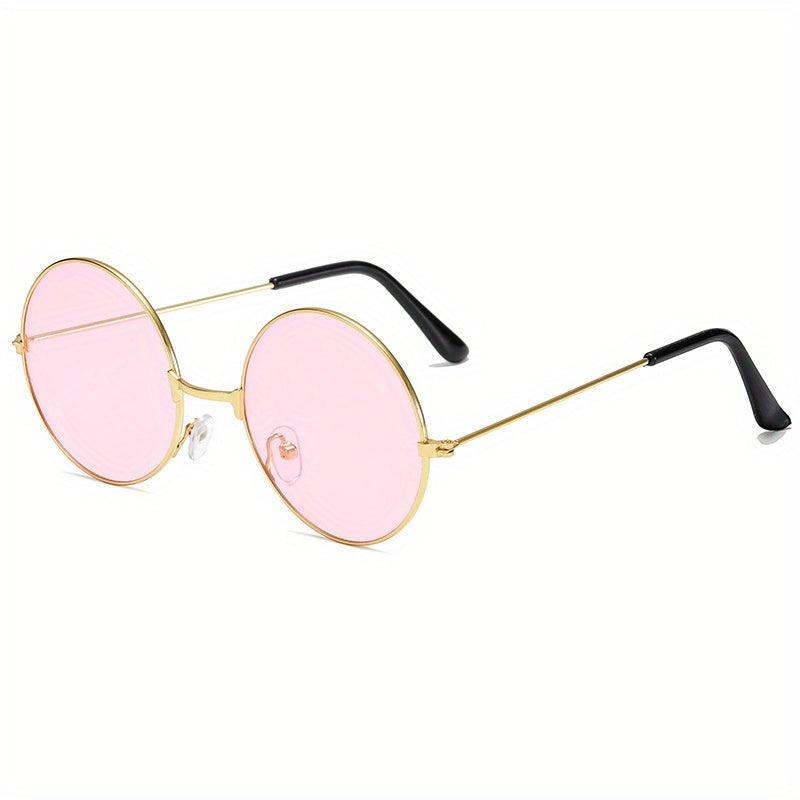 Retro Round Sunglasses UV Protection Eyewear