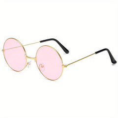 Retro Round Sunglasses UV Protection Eyewear