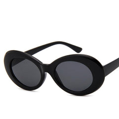 Retro Oval Sunglasses Unisex Round Lens Clout Goggles UV Protection