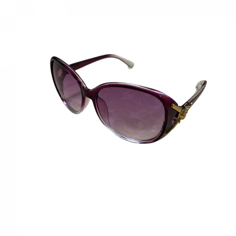 Round Sunglasses Metal Fox Gradient Glasses UV400