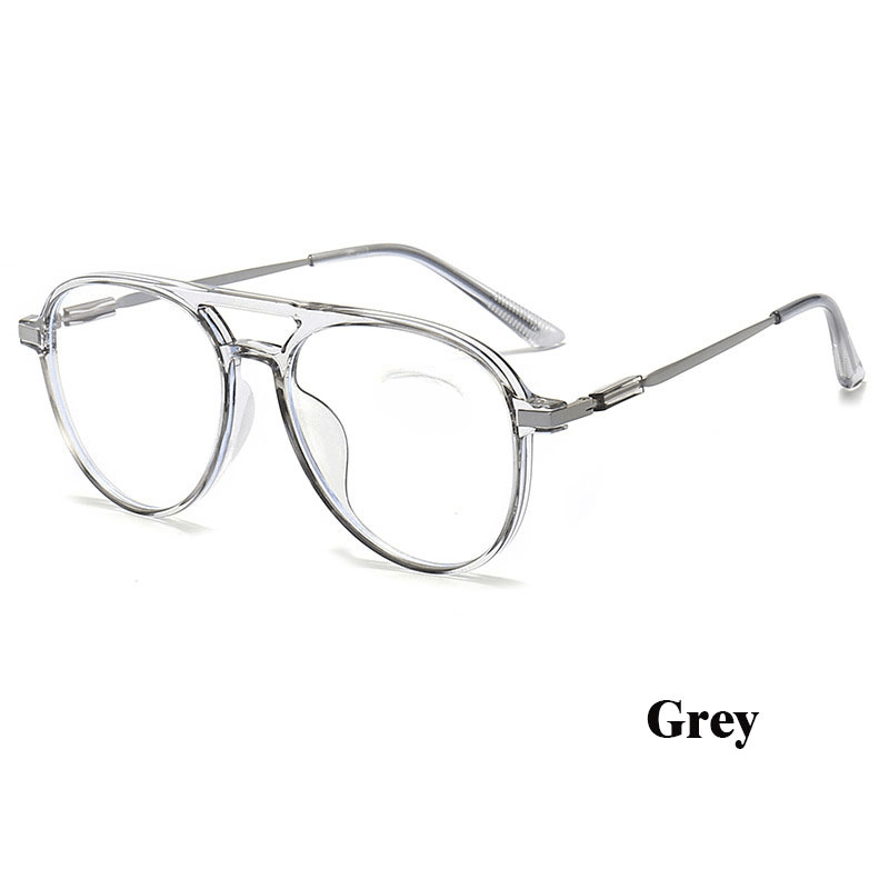 Anti Light Oval Frame Reading Glasses Unisex