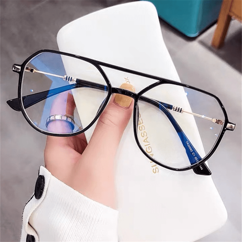 Anti Light Oval Frame Reading Glasses Unisex