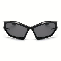 Y2K Wrap Around Sunglasses Futuristic Hiphop Punk Glasses UV400
