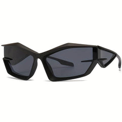 Y2K Wrap Around Sunglasses Futuristic Hiphop Punk Glasses UV400